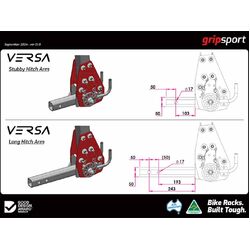 Gripsport GS Versa 1.4 Vertical Bike Rack