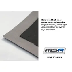 Msa Premium Canvas Seat Cover - Front To Suit Gu02