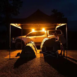 Hard Korr XDW Series Tri-Colour Angled LED Work Light - BLACK