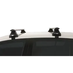 Rhino Rack Vortex 2500 Black 2 Bar Roof Rack For Volkswagen Golf Vi (Incl Gti And R) 5Dr Hatch 03/09 To 03/13