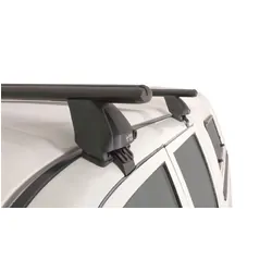 Rhino Rack Vortex 2500 Black 2 Bar Roof Rack For Mitsubishi Triton Mk 4Dr Ute Dual Cab 11/96 To 06/06