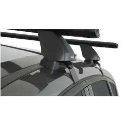 Rhino Rack Vortex 2500 Black 2 Bar Roof Rack For Ford Kuga Tf 4Dr Suv 05/13 To 12/16