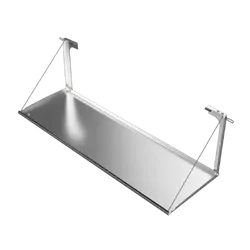 Rear Door Drop Down Table to suit Toyota Prado 150 / Lexus GX 460 [Natural Stainless]