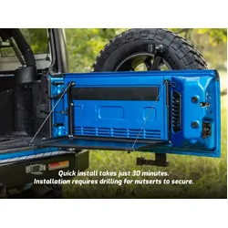 Rear Door Drop Down Table to suit Jeep Wrangler JK