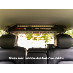 Standalone Rear Roof Shelf to suit Nissan Patrol Y62 [Small Side Molle Panels]