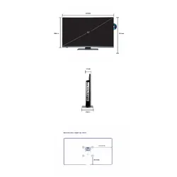 ENGLAON Frameless 22″ Full HD Google Smart 12V TV With Built-in DVD player and Chromecast