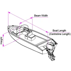 Oceansouth Runabout Cover 5.6m - 5.9m