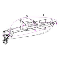 Oceansouth Pilot/Cruiser Boat Cover Grey 8M