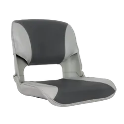 Skipper Seat Folding Upholstered Grey/Charcoal