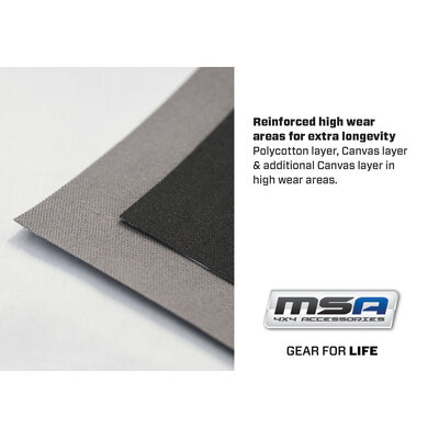 Msa Mtt28 - Msa Premium Canvas Seat Cover - Front