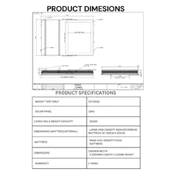 Outback Tourer 1550z Rooftop Tent