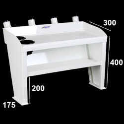 Prowave Bait Board With Storage Shelf - 700W - Unpainted