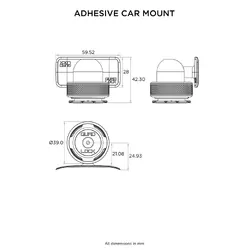 Quad Lock Dash / Console Car Mount