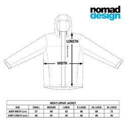 Nomad Design Spray Jacket Crafted Series Intercoastal - Graphite - L