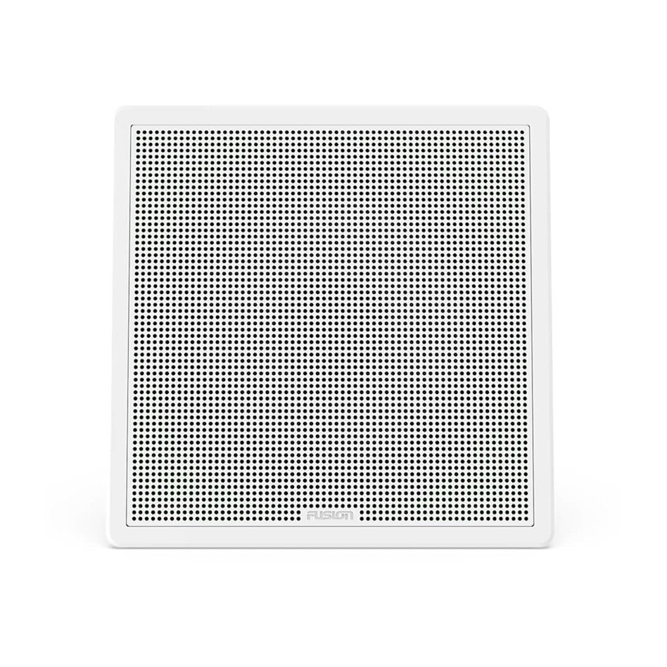 Fusion FM Series Marine Subwoofers, 10" 400-Watt Square White Flush-Mount Marine Subwoofer