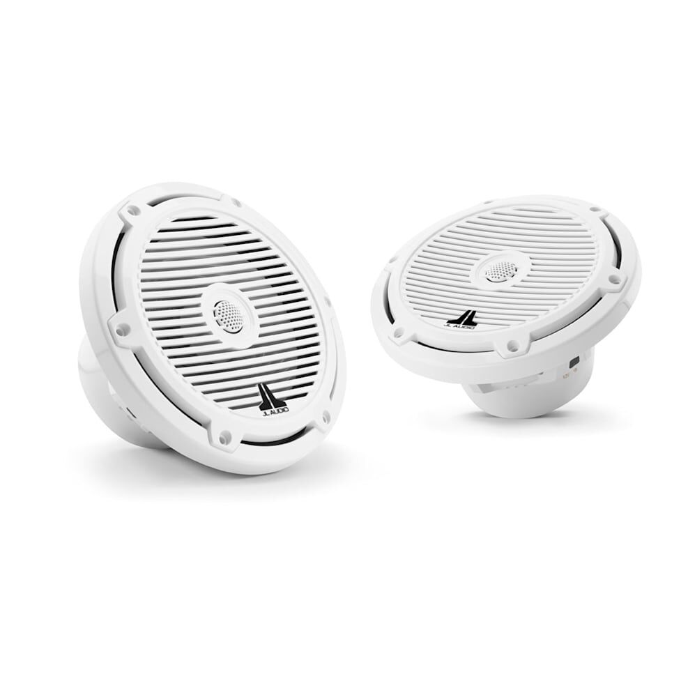 JL Audio M3 Marine Speakers, 7.7" with White classic grille