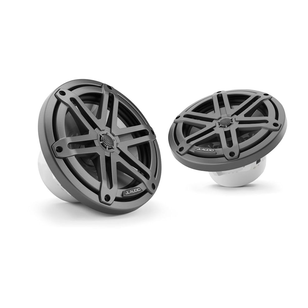 JL Audio M3 Marine Speakers, 7.7" with Grey sport grille