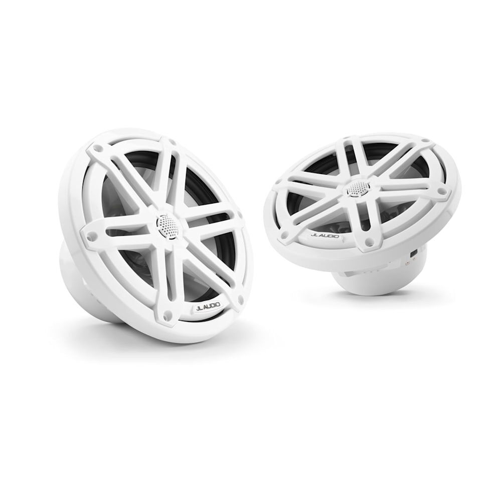 JL Audio M3 Marine Speakers, 7.7" with White sport grille
