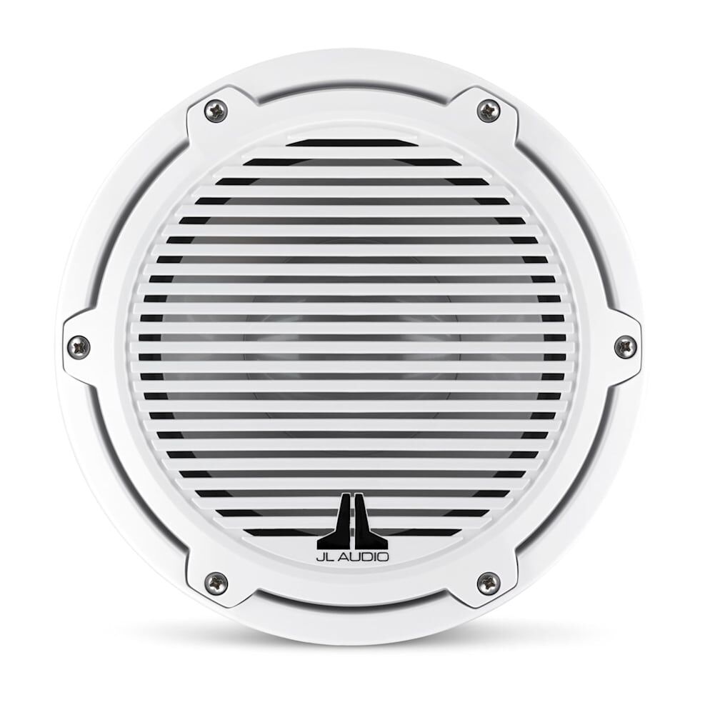 JL Audio M6 Marine Subwoofer, 8" with White Classic Grille
