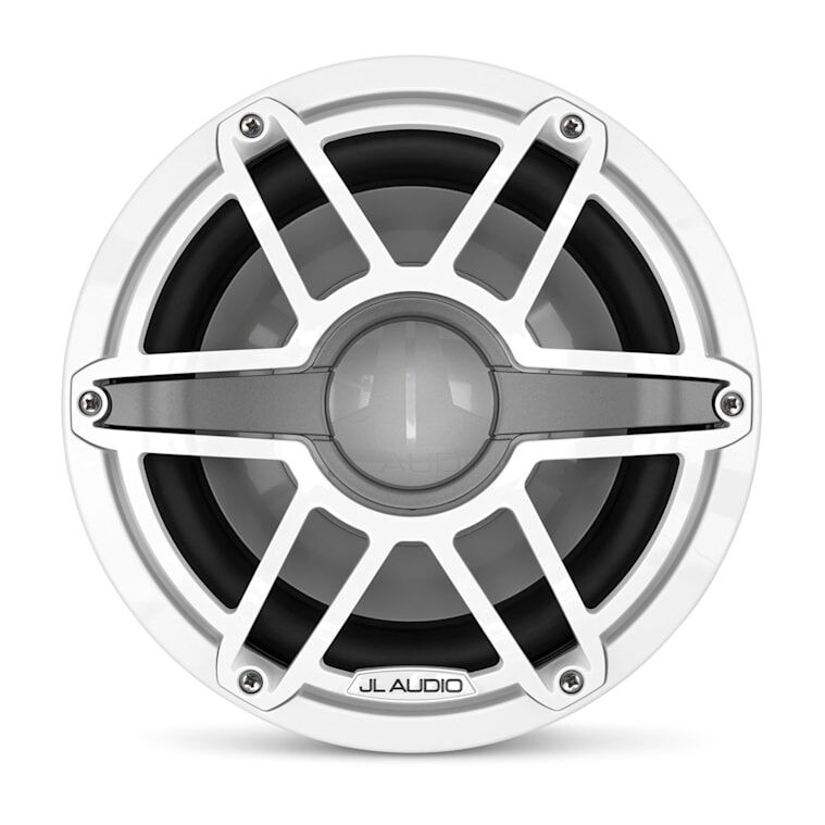 JL Audio M6 Marine Subwoofer, 10" with White Sport Grille