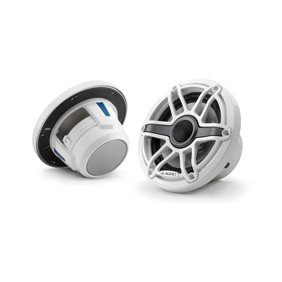 JL Audio M6 Marine Speakers, 6.5" with White sport grille