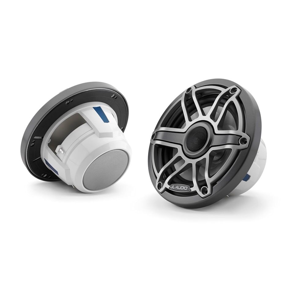 JL Audio M6 Marine Speakers, 6.5" with Titanium sport grille