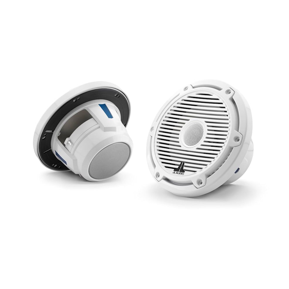 JL Audio M6 Marine Speakers, 6.5" with White classic grille