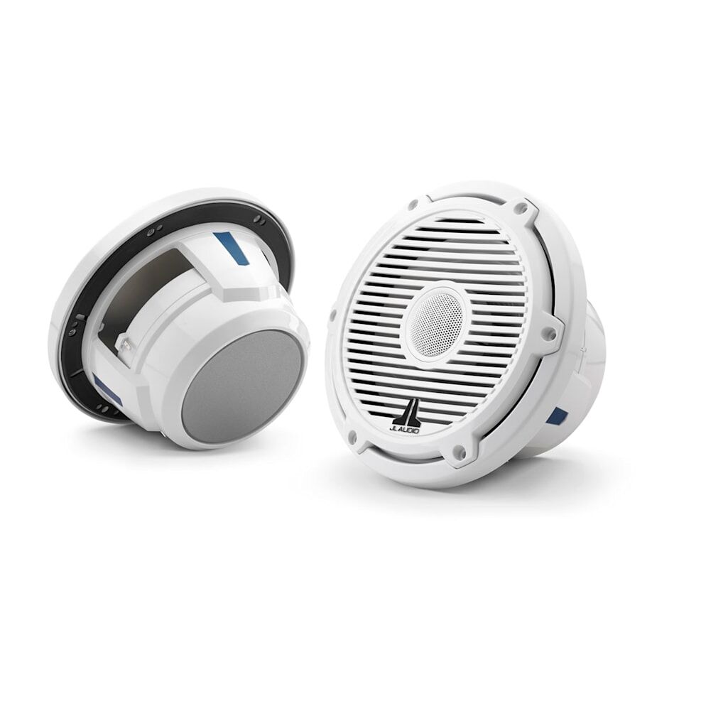 JL Audio M6 Marine Speakers, 7.7" with White classic grille