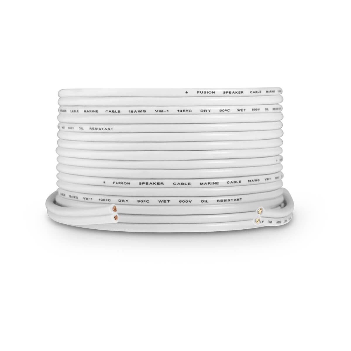 Fusion Marine Speaker Cables, 16 AWG (1.3 mm2), 50 ft (15.24 m) Cable