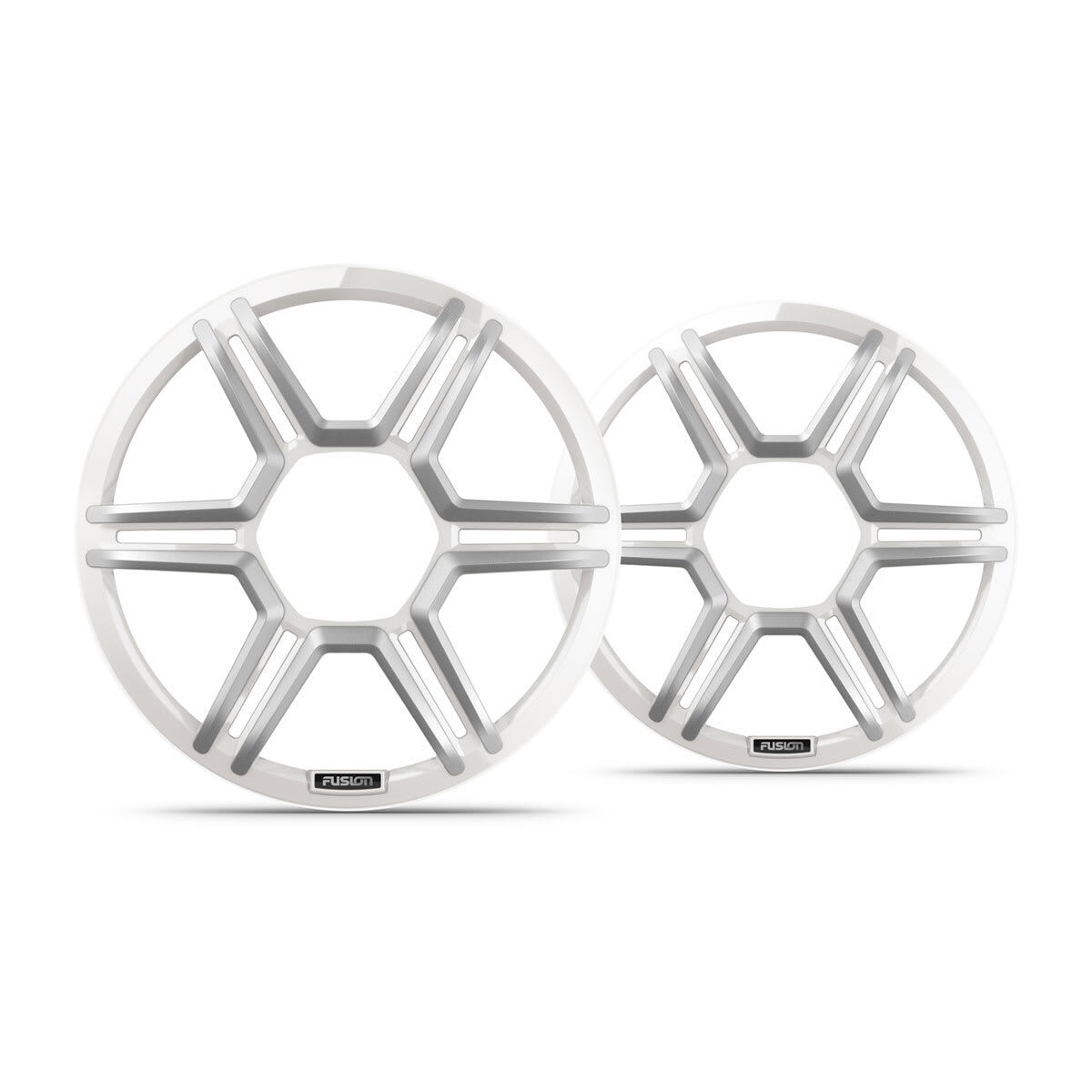 Fusion Apollo Speaker grilles, 8.8" Sports white speaker grilles (pair)