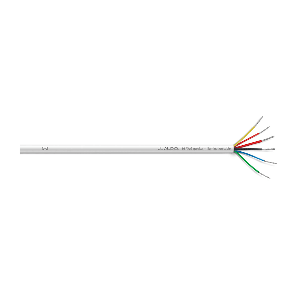 JL Audio White Multifunction Cable, 250' (XM-WHTMFC-250)