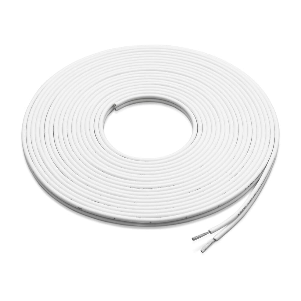 JL Audio White Parallel Conductor Speaker Cable, 16 AWG, 25' (XM-WHTSC16-25)
