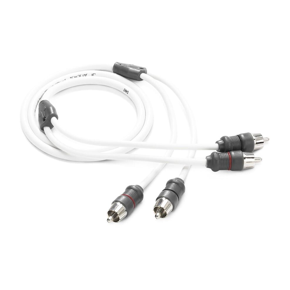 JL Audio Premium Audio Interconnect, 2-channel, 3' to 25' (XMD-WHTAIC2-3)