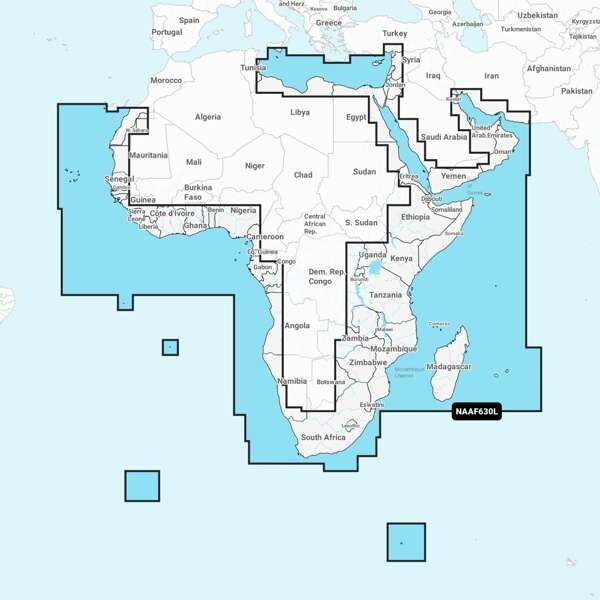 Navionics Africa & Middle East - Marine Charts