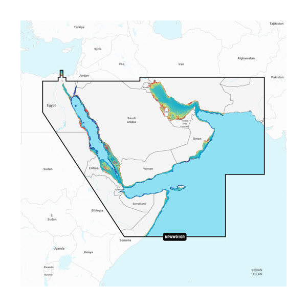 Navionics The Gulf & Red Sea - Marine Charts Platinum Plus