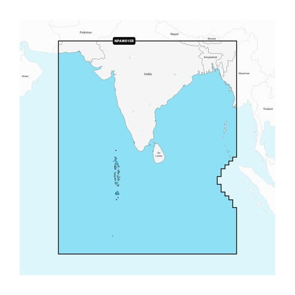 Navionics Indian Subcontinent - Marine Charts Platinum Plus