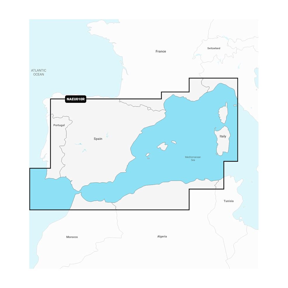 Navionics Spain, Mediterranean Coast - Marine Charts