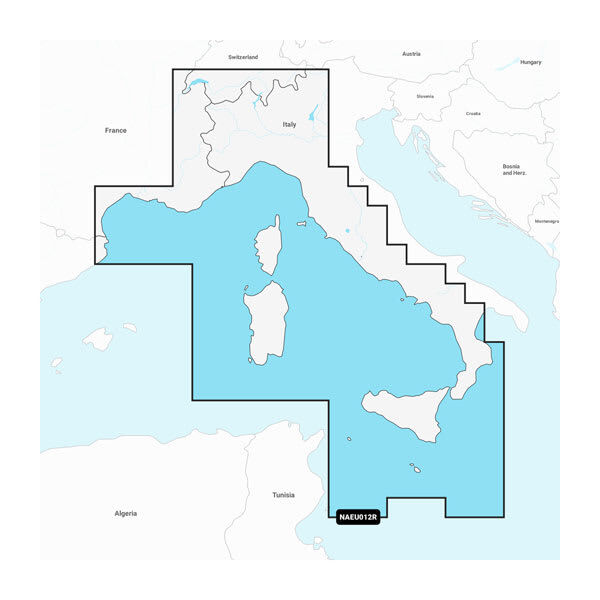 Navionics Mediterranean Sea, Central & West - Marine Charts