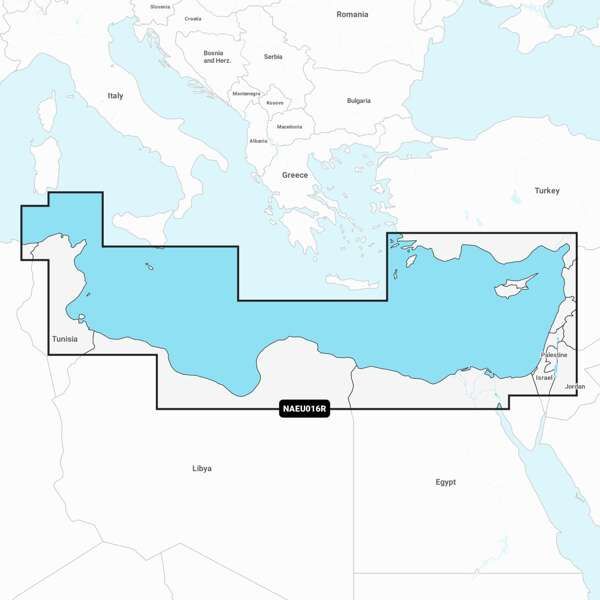 Navionics Mediterranean Sea, Southeast - Marine Charts