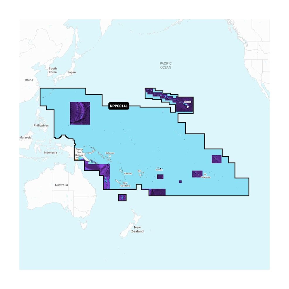 Navionics Pacific Islands - Marine Charts Platinum Plus