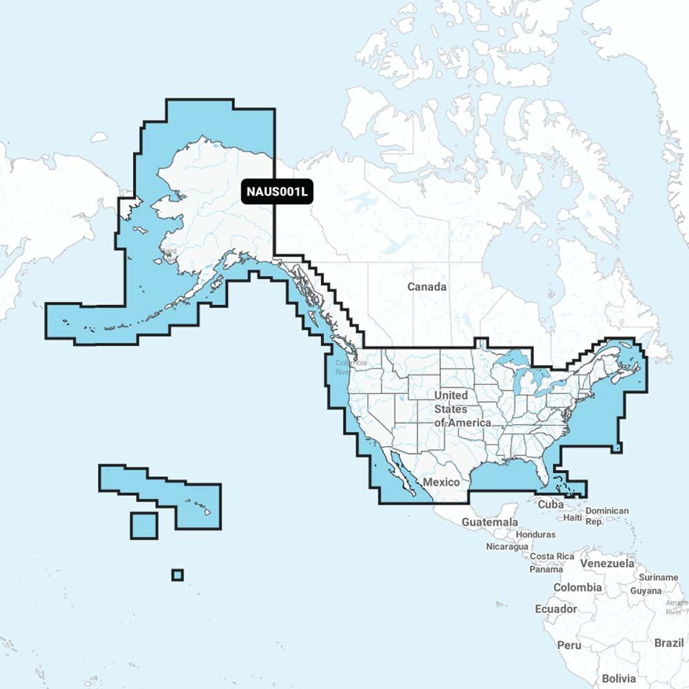 Navionics U.S. & Coastal Canada - Lakes, Rivers and Coastal Marine Charts
