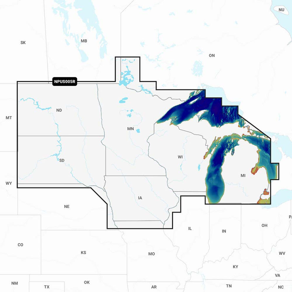 Navionics U.S. North & Great Lakes - Lakes, Rivers and Coastal Marine Charts Platinum Plus