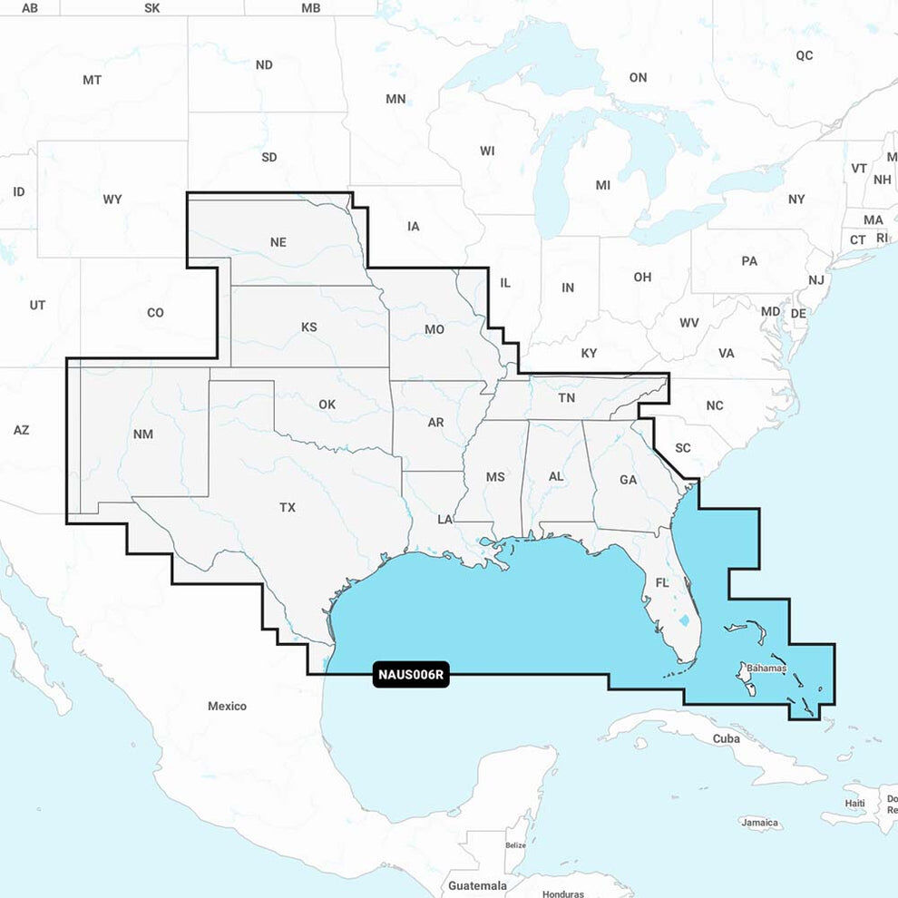 Navionics U.S. South - Lakes, Rivers and Coastal Marine Charts