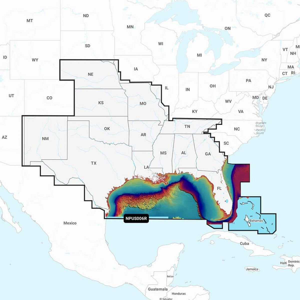 Navionics U.S. South - Lakes, Rivers and Coastal Marine Charts Platinum Plus
