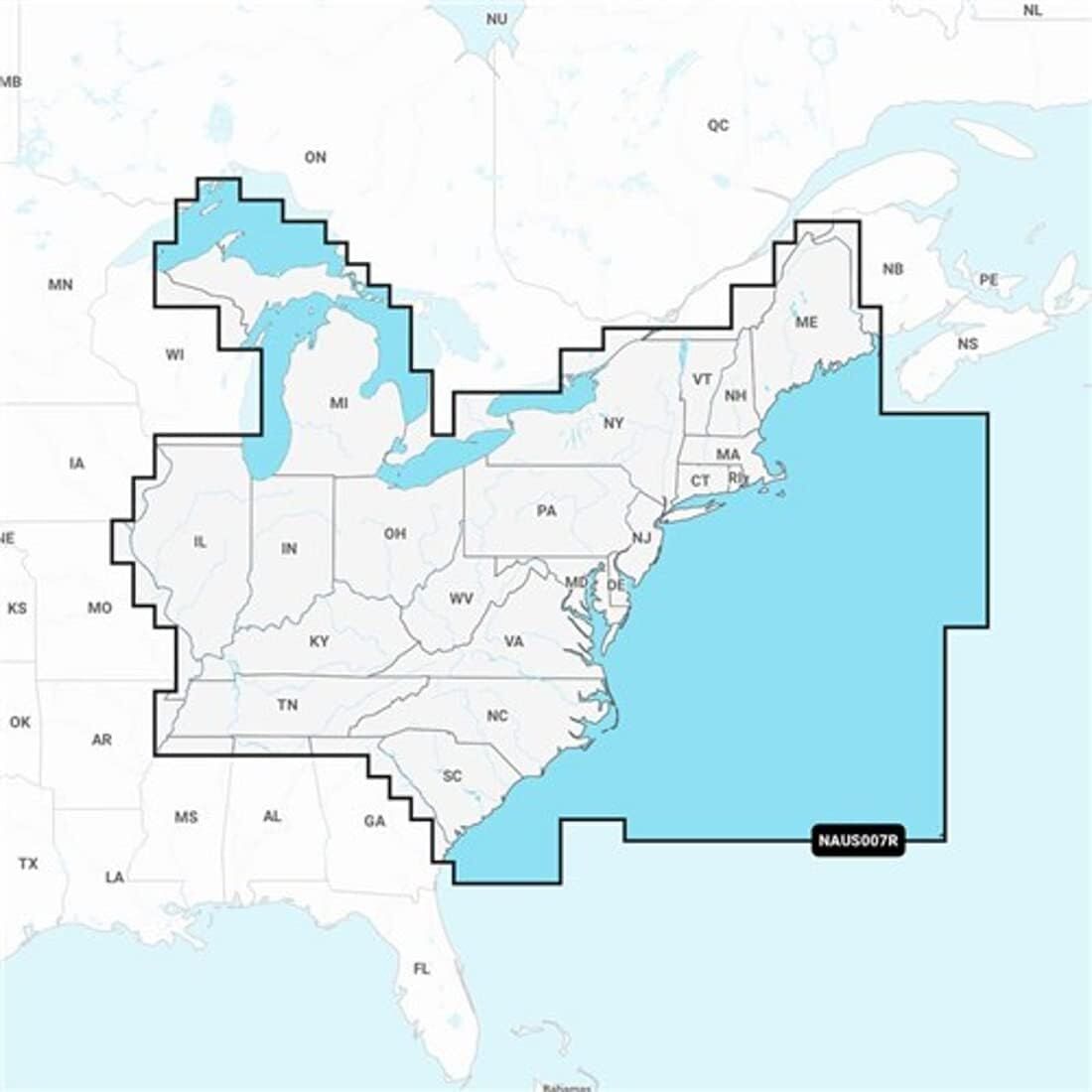 Navionics U.S. East - Marine Charts