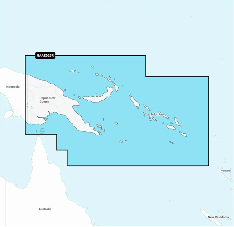Navionics Papua New Guinea & Solomon Islands - Marine Charts