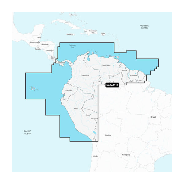 Navionics South America, North - Marine Charts