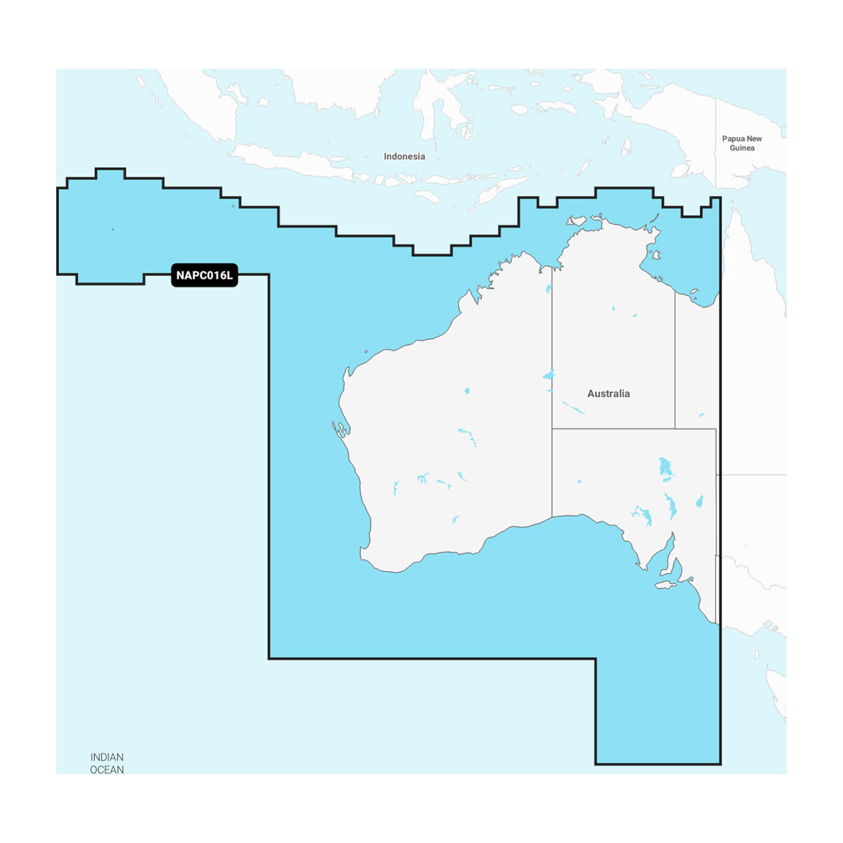Navionics Australia, West & Central - Inland and Coastal Marine Charts