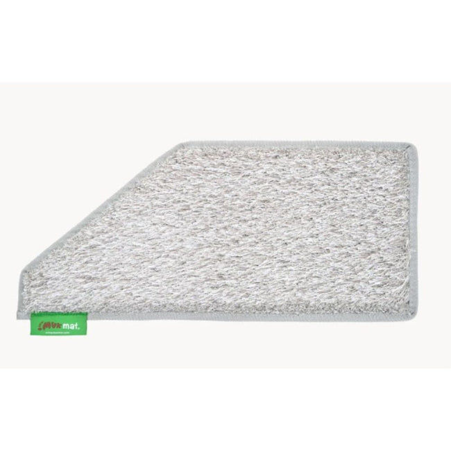 Muk Mat Angled Step Mat - Light Grey, 60 x 28cm