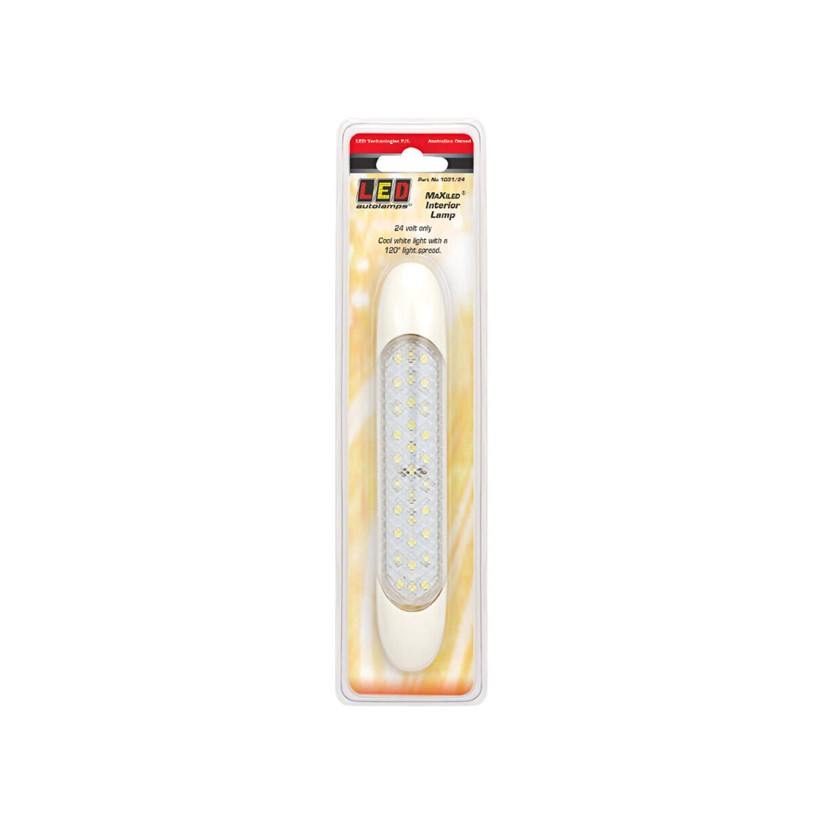 LED Autolamps 1031/24 LED Interior Lamp 24V 31 SMD LEDs 150mm Long